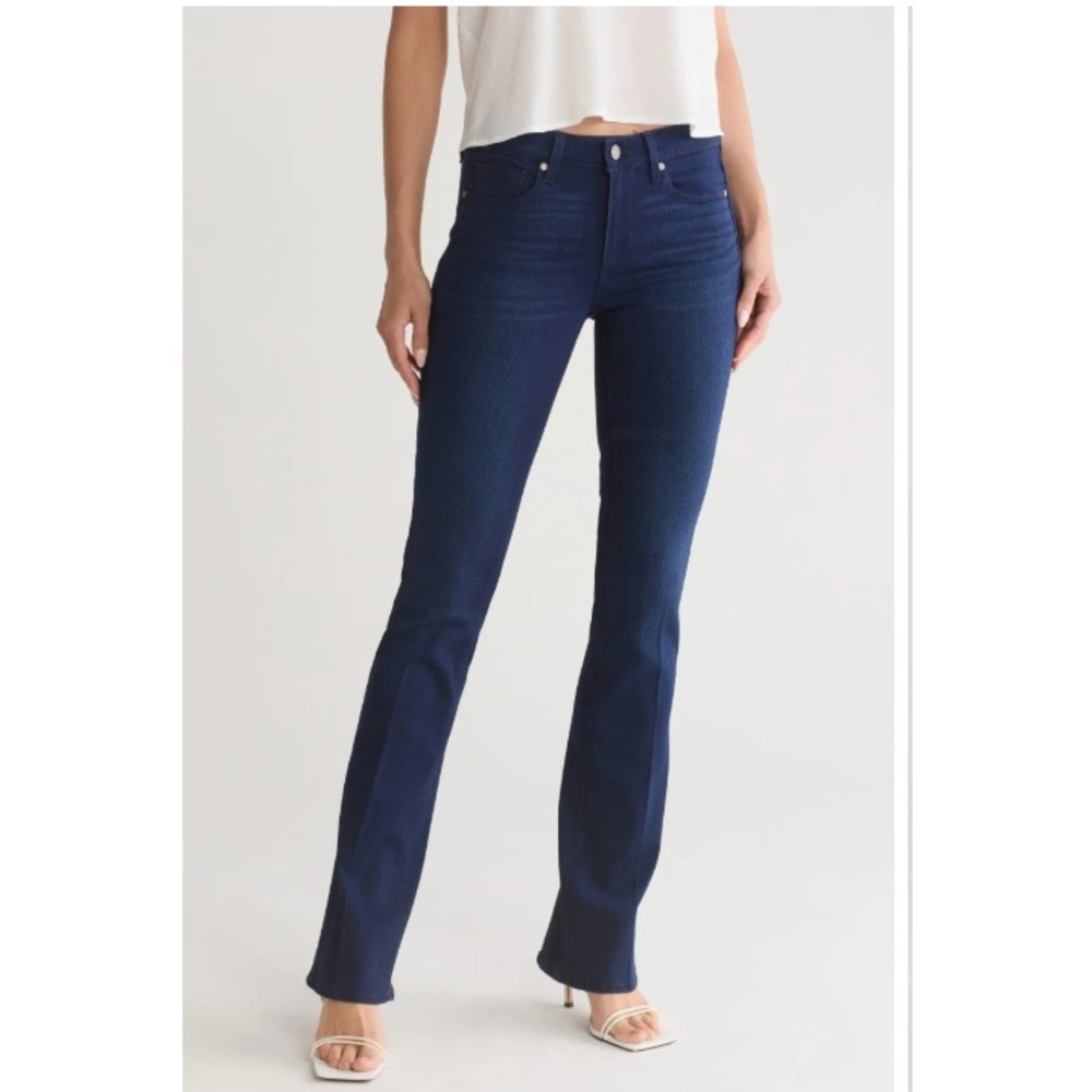 PAIGE Manhattan Bootcut Jeans Womens 27 Dark Wash Ayleen